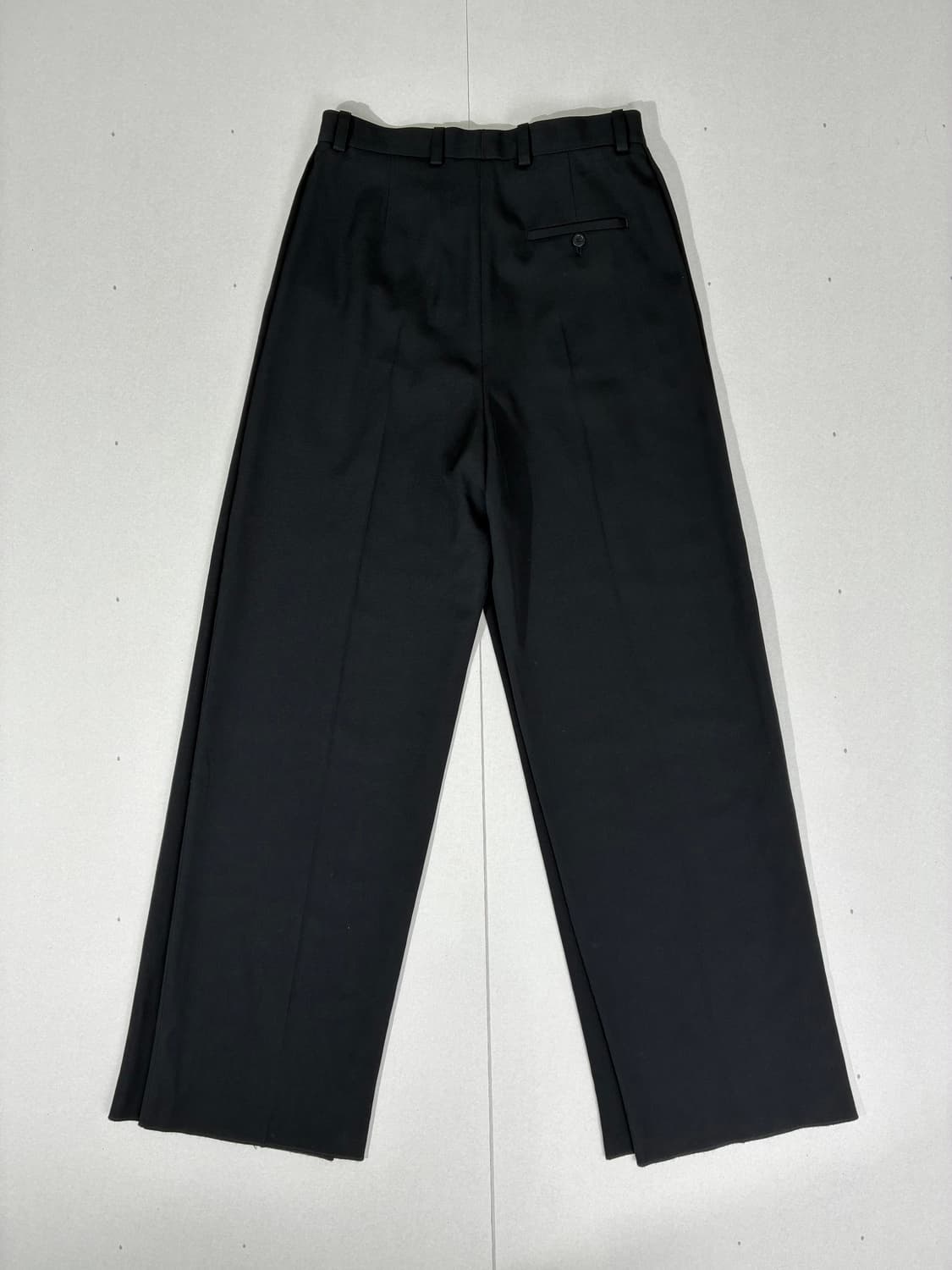 발렌시아가 더블 프론트 테일러드 팬츠 블랙 상품이미지8