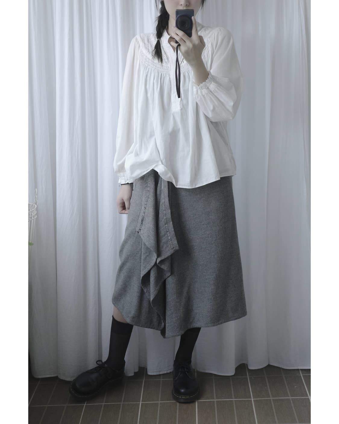 Unbalanced design skirt 상품이미지7