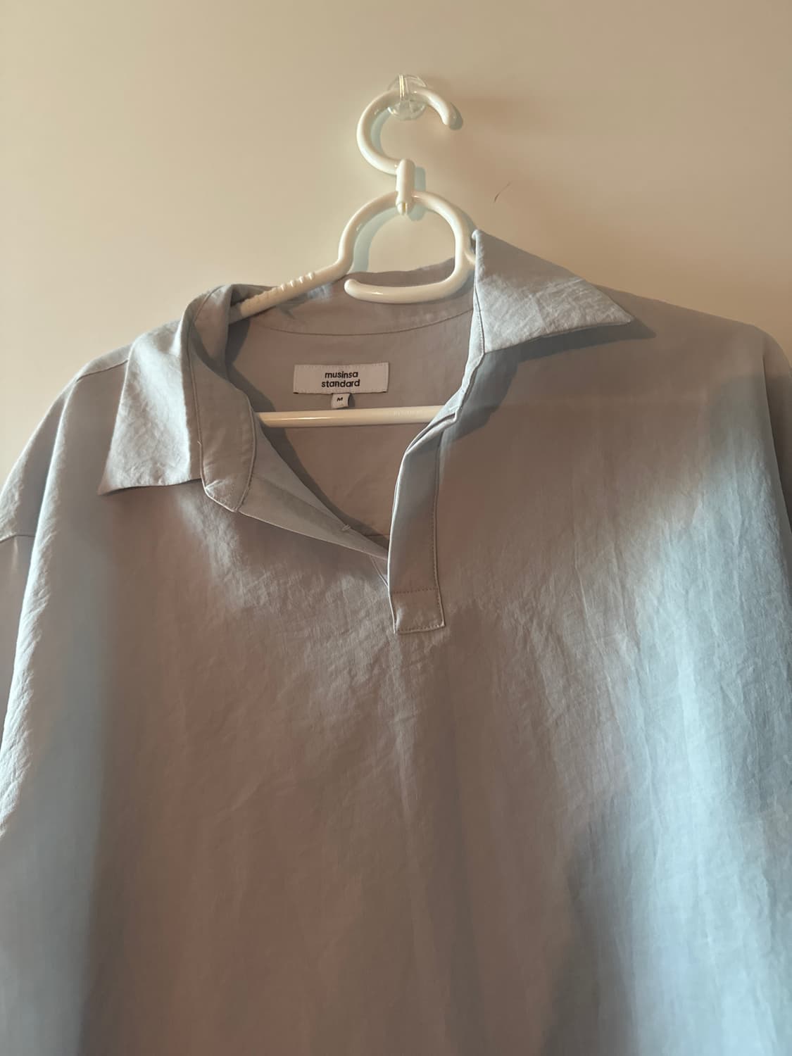 무탠다드 릴렉스드 린넨 셔츠M 상품이미지3