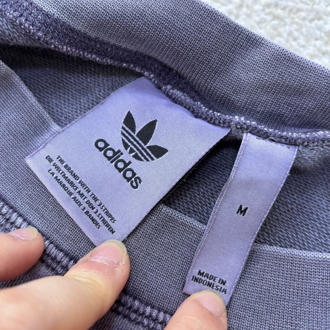 M 아디다스 스몰로고 맨투맨 티셔츠 0311E 상품이미지3