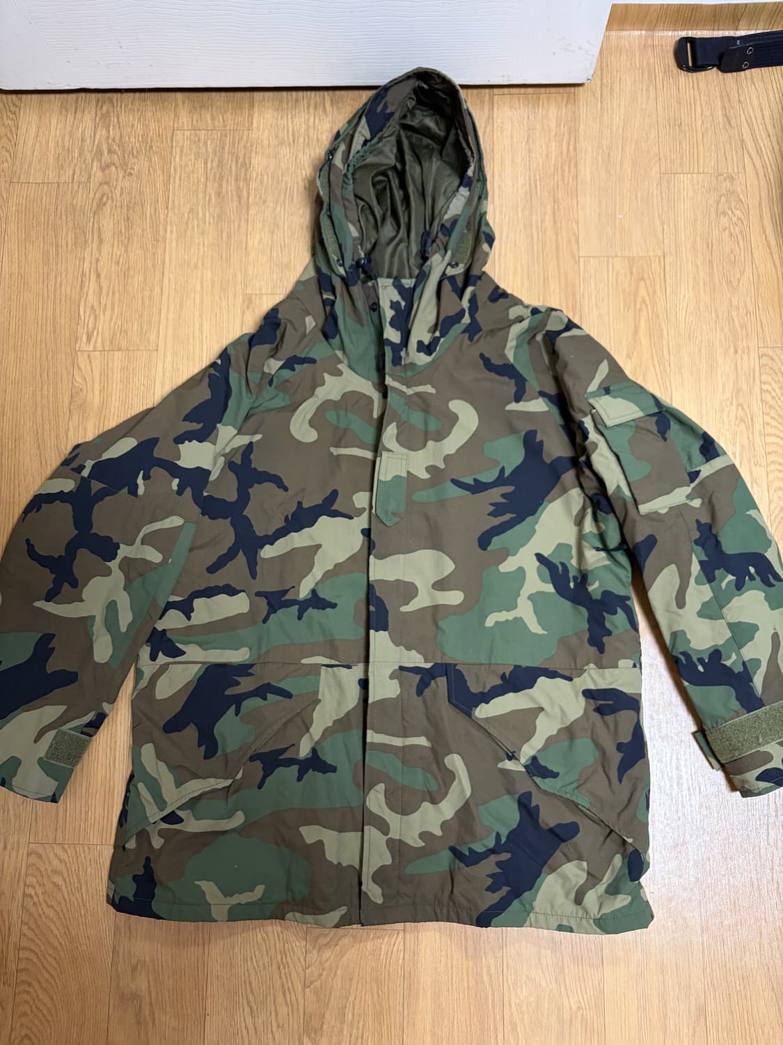 [M-R] 미군 고어텍스 야상 점퍼 카모 우드랜드 상품이미지1