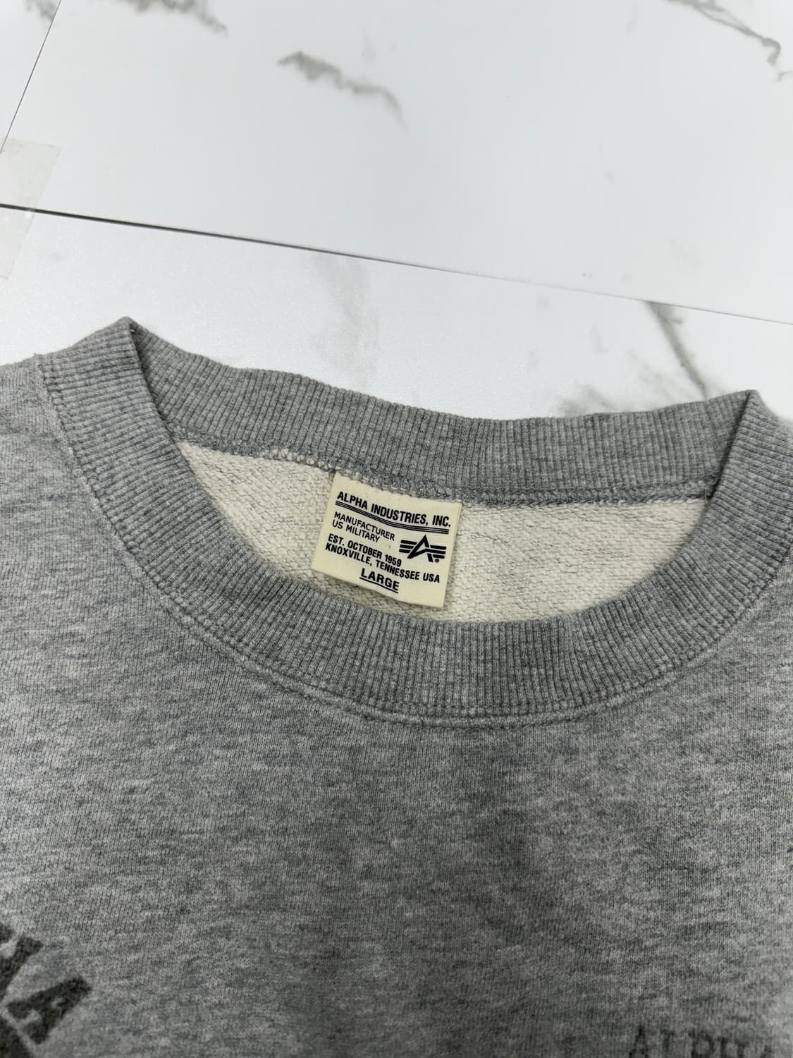 알파 인더스트리 프린팅 맨투맨 상품이미지3