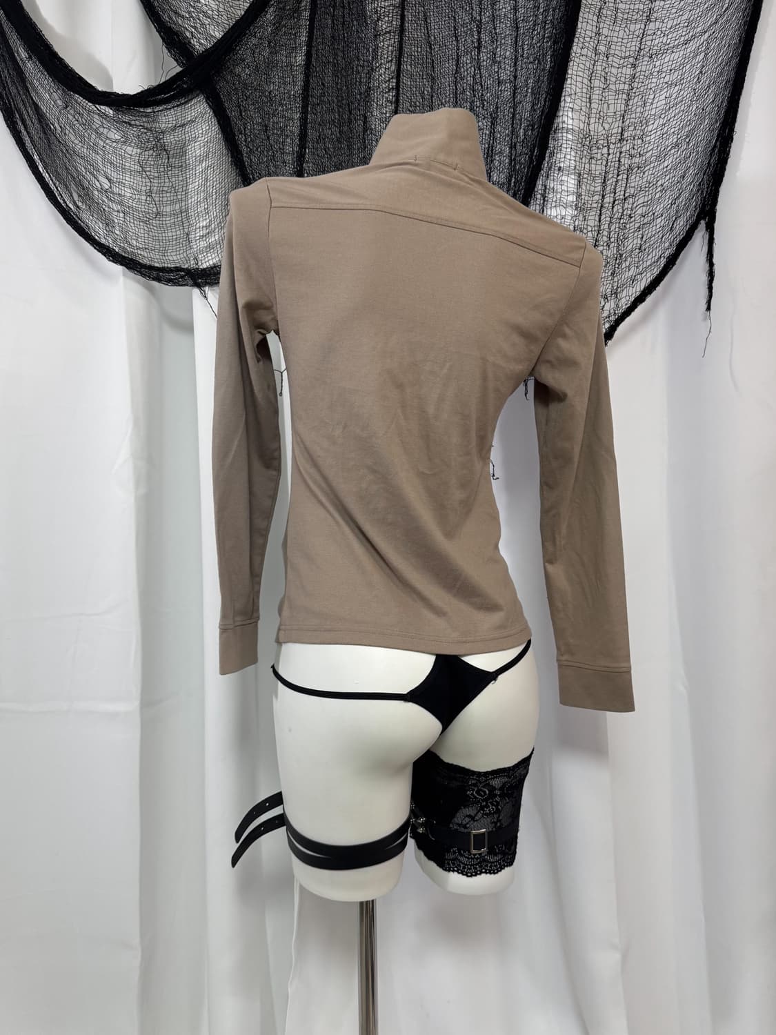 shirring high neck top 상품이미지4