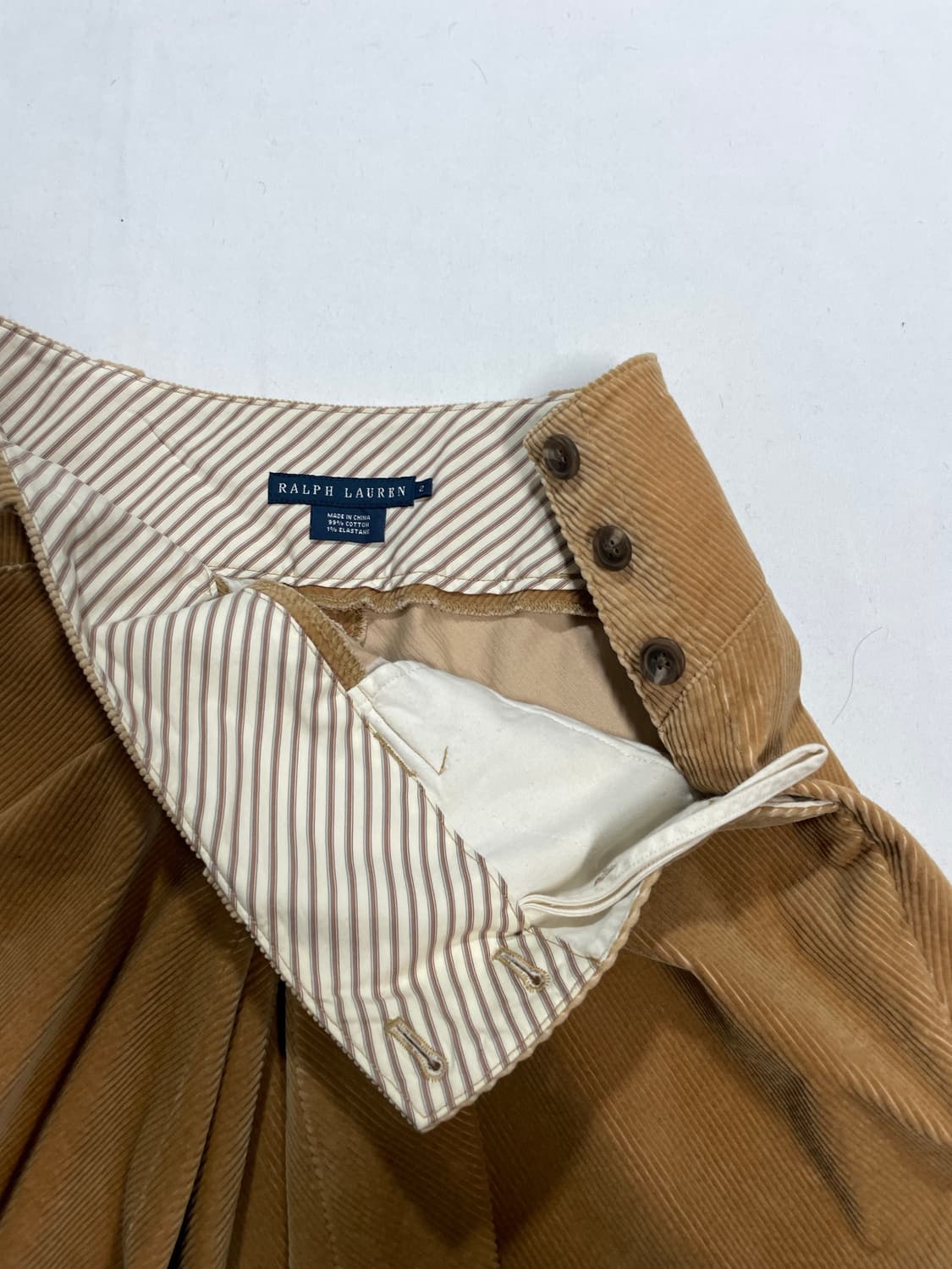 랄프로렌 폴로 코듀로이 플리츠 스커트 상품이미지4