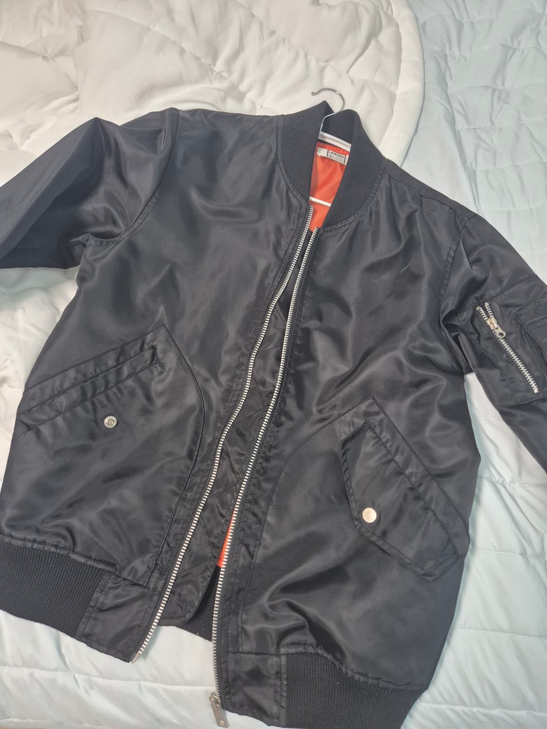 블랙 MA-1 항공점퍼 상품이미지1