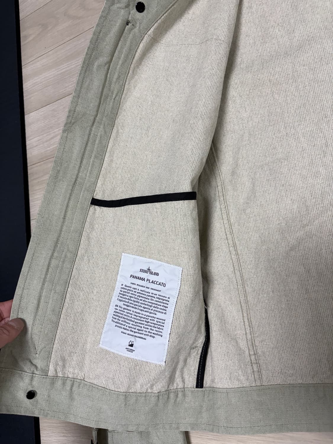 스톤 아일랜드 파나마 플라카토 자켓 M 상품이미지6
