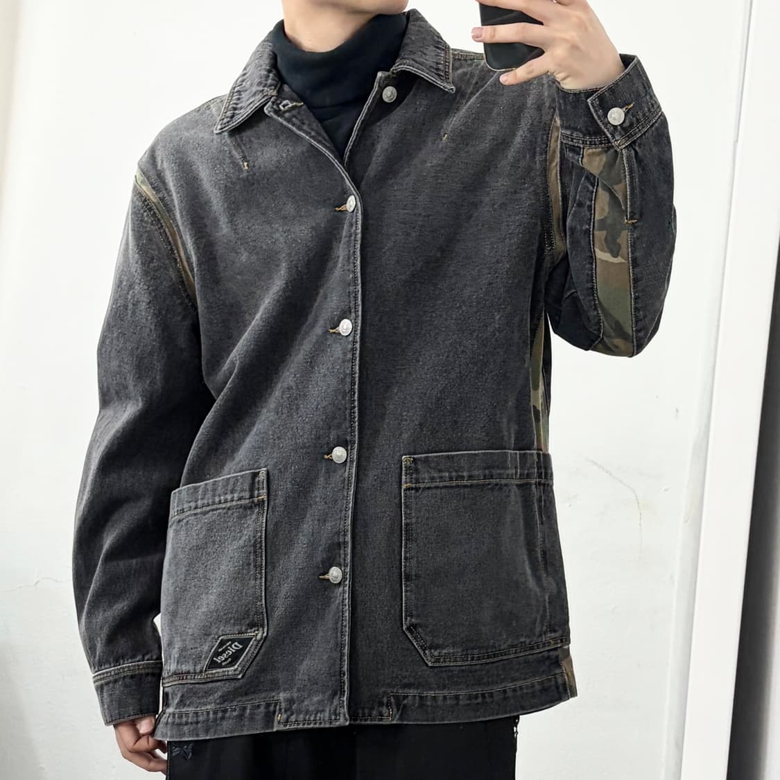 디젤 D-롤크-SP4 데님 자켓 상품이미지1