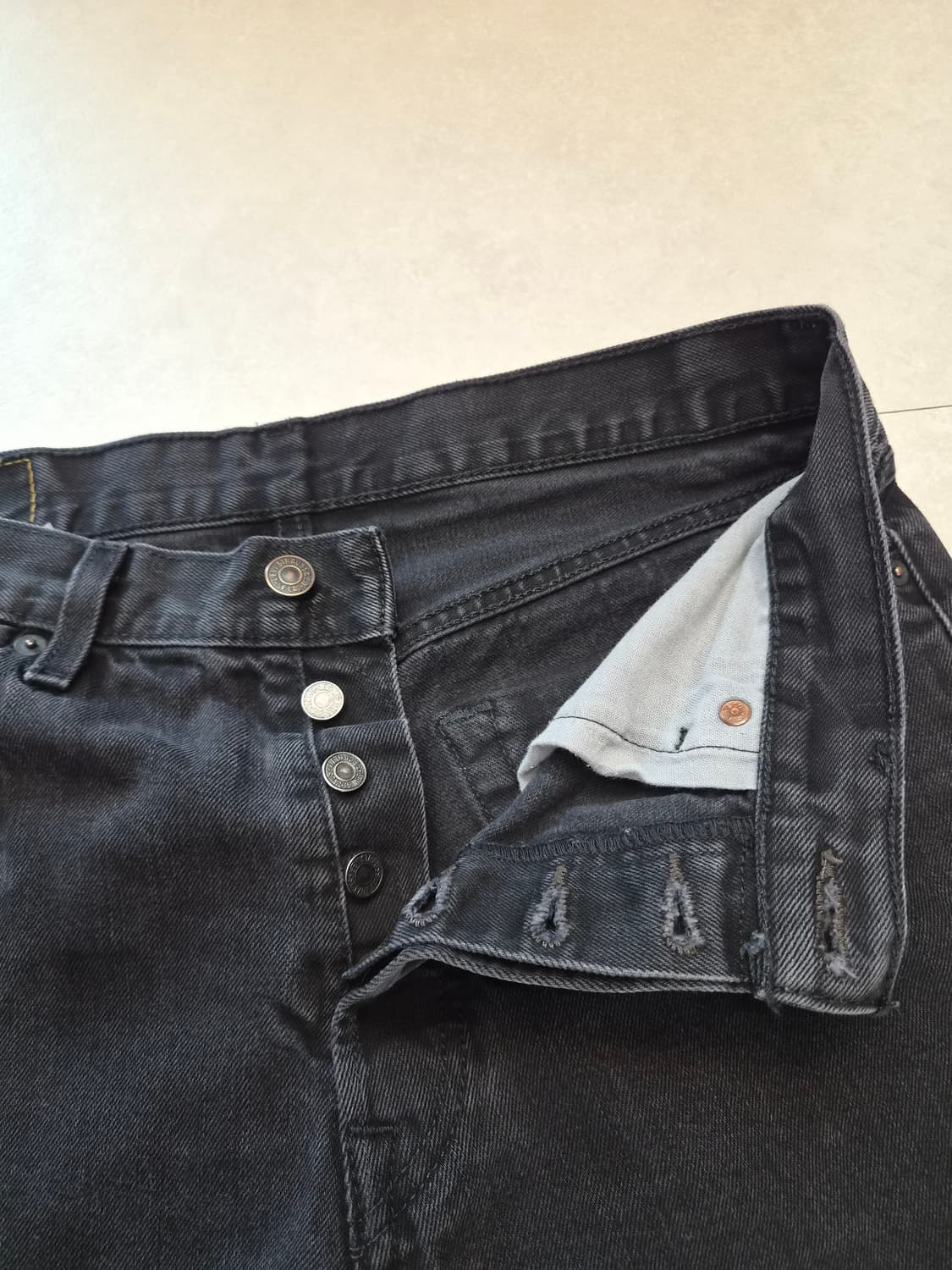 리바이스 501 블랙진 34 상품이미지4