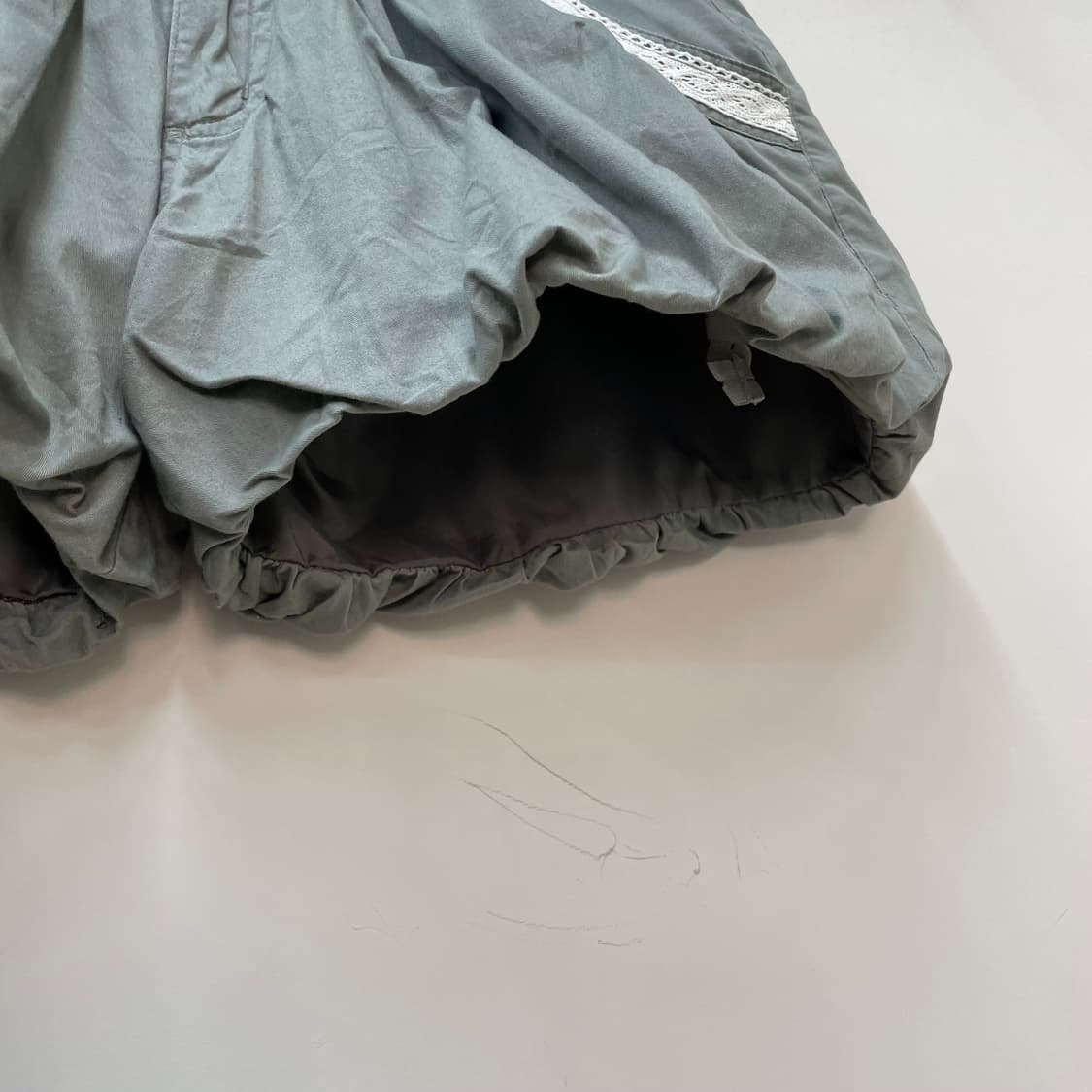 하구미 사와코 무드 세이지 레이스 벌룬 팬츠 🏠 상품이미지3