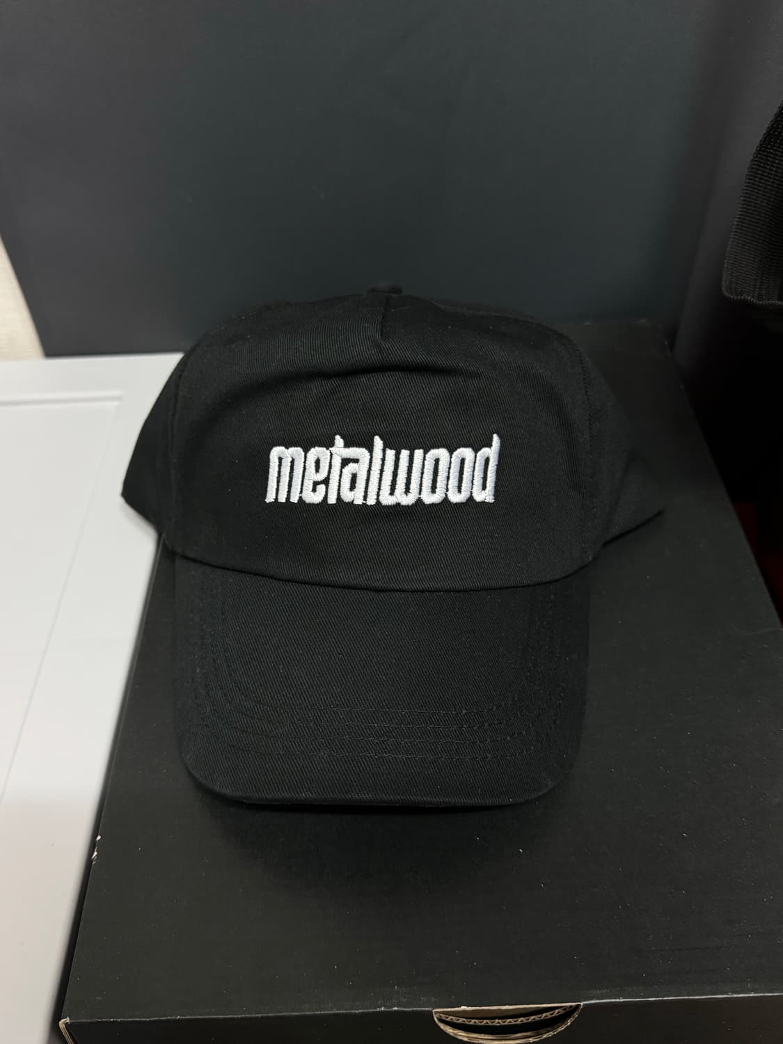 [OS] metalwood 메탈우드 캡 블랙 상품이미지1