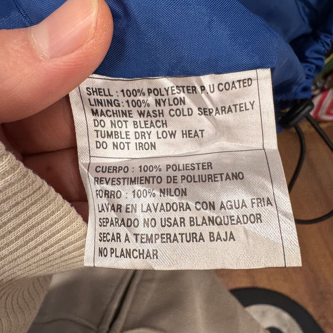 00s 리복 X NFL 39회 슈퍼볼 바람막이 후면 로고 포인트 블루 상품이미지8