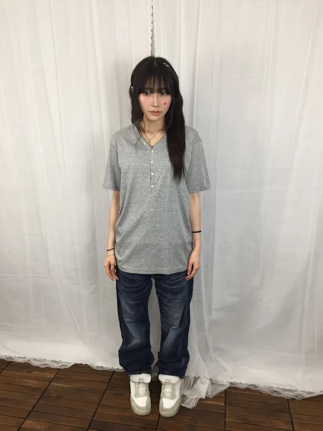 Aquascutum Gray Henley Tee 상품이미지1