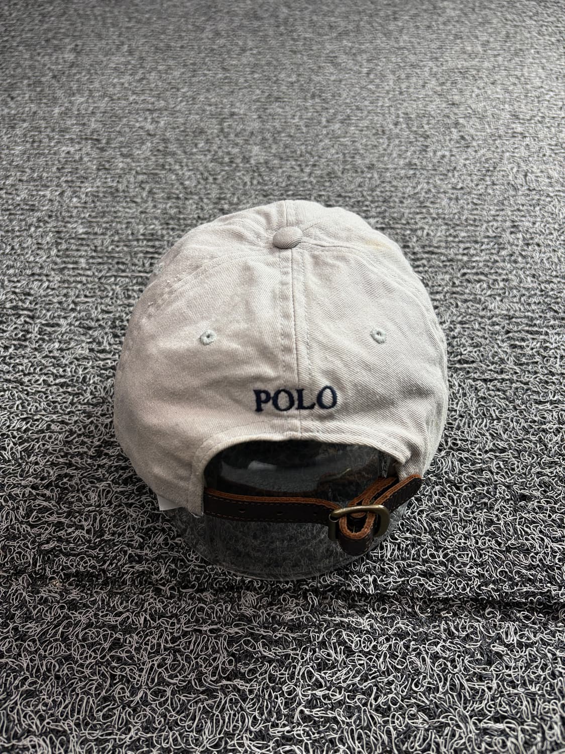 폴로 랄프로렌 포니로고 가죽 스트랩 치노 볼캡 3367 상품이미지4