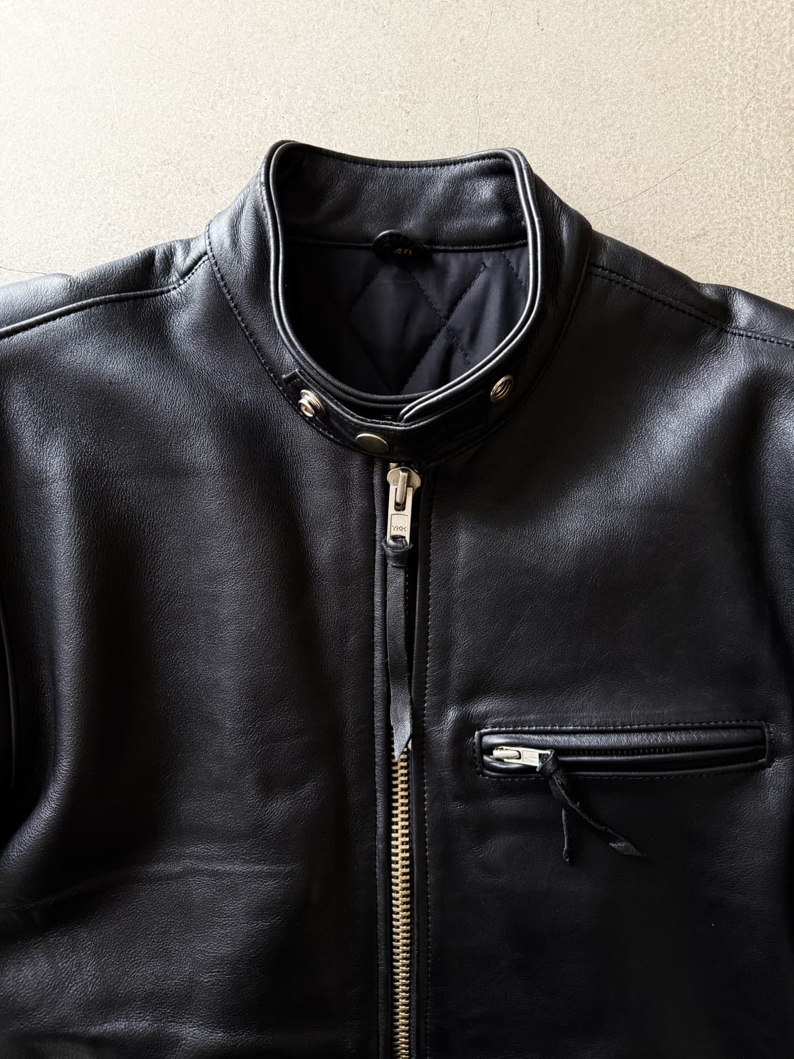 Freedom Cowhide Leather Jacket 상품이미지4