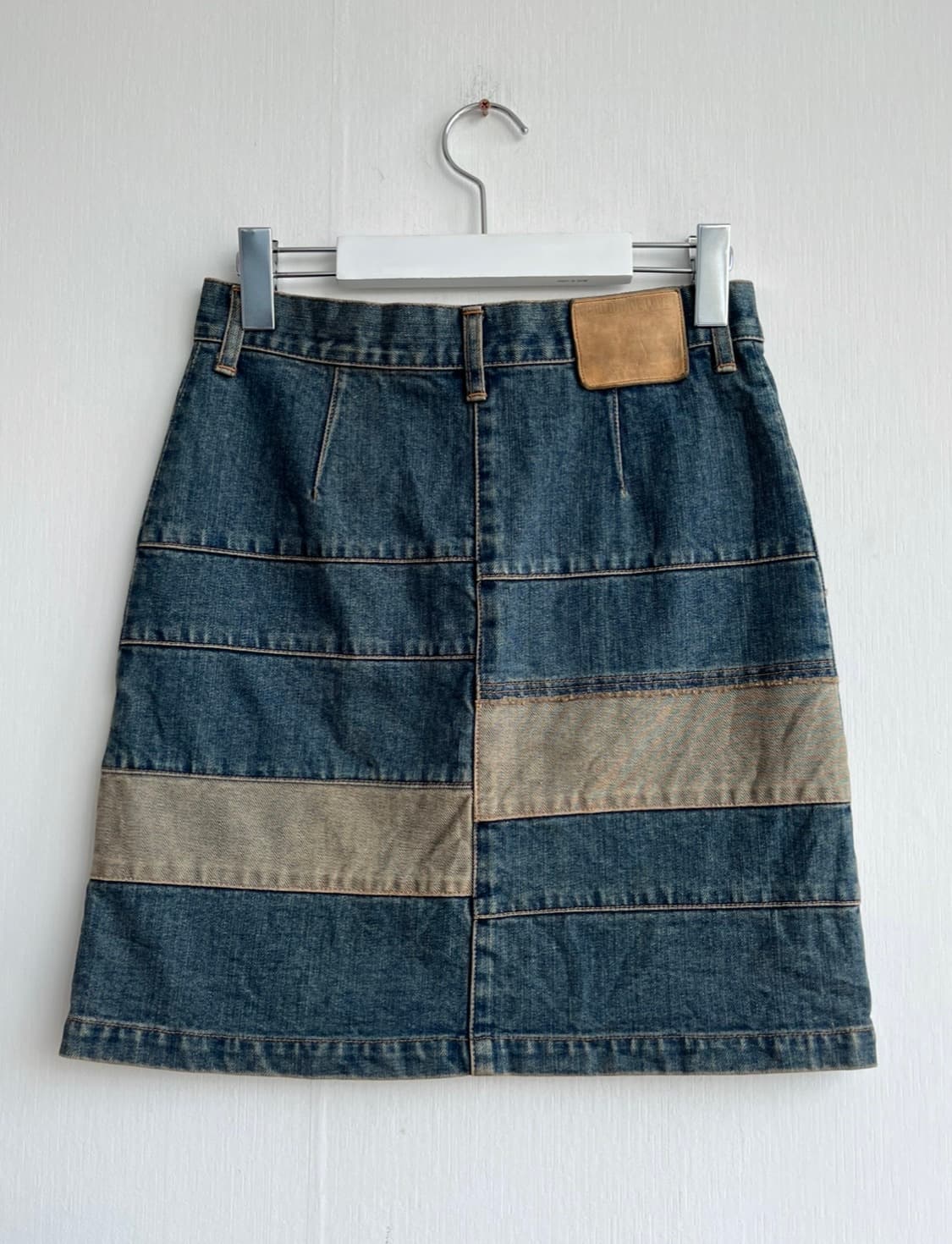 패치워크 버튼 데님 스커트 상품이미지7
