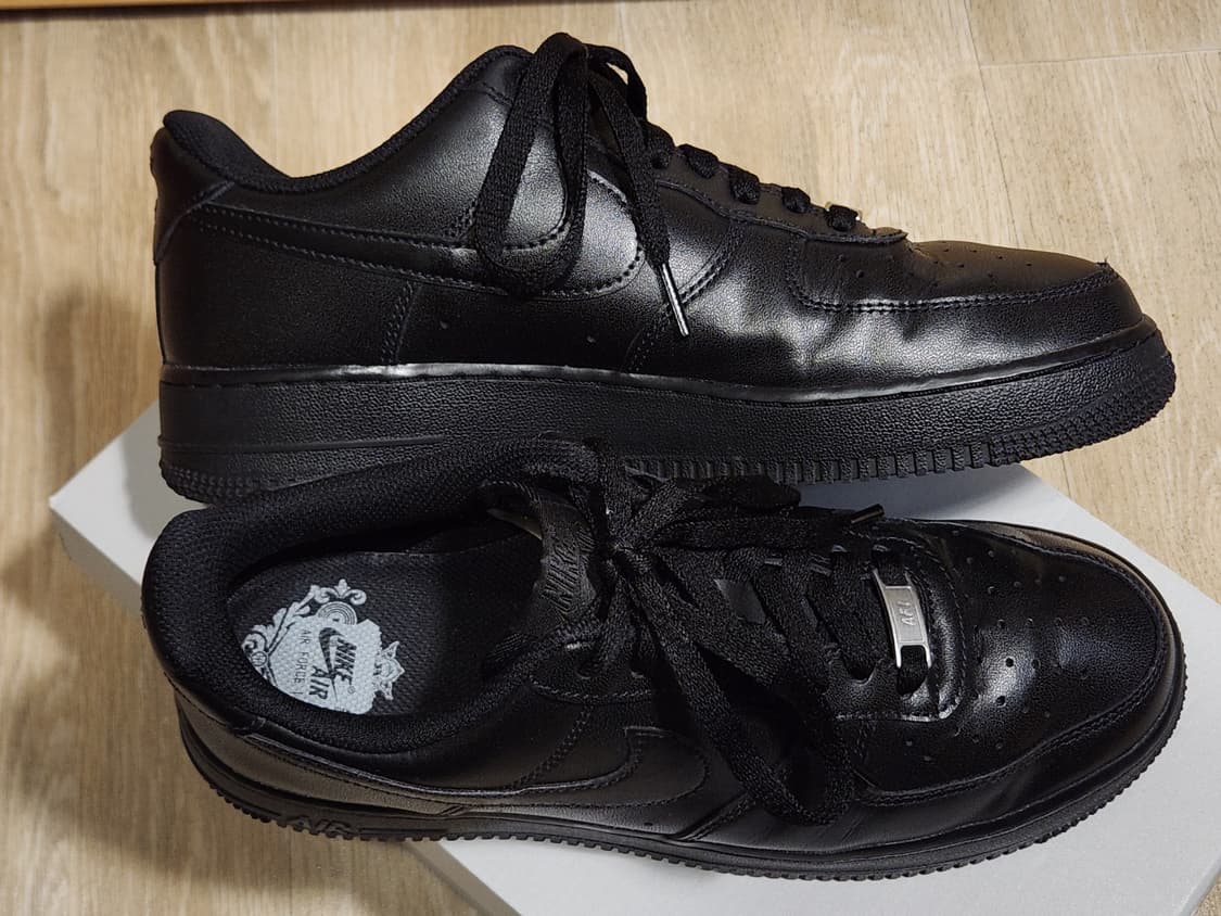 나이키 에어포스 블랙(올검포스) 265 상품이미지1