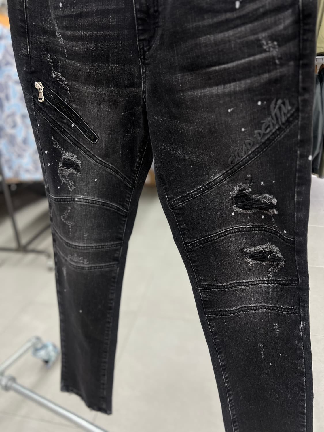 NO.707 유니온 스트레이트 워싱 바이커진  상품이미지7