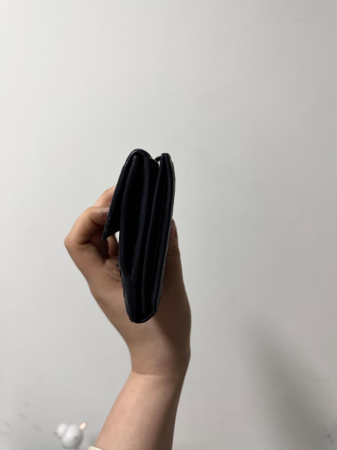 [정품] 보테가베네타 인트레치아노 반지갑 네이비 상품이미지6