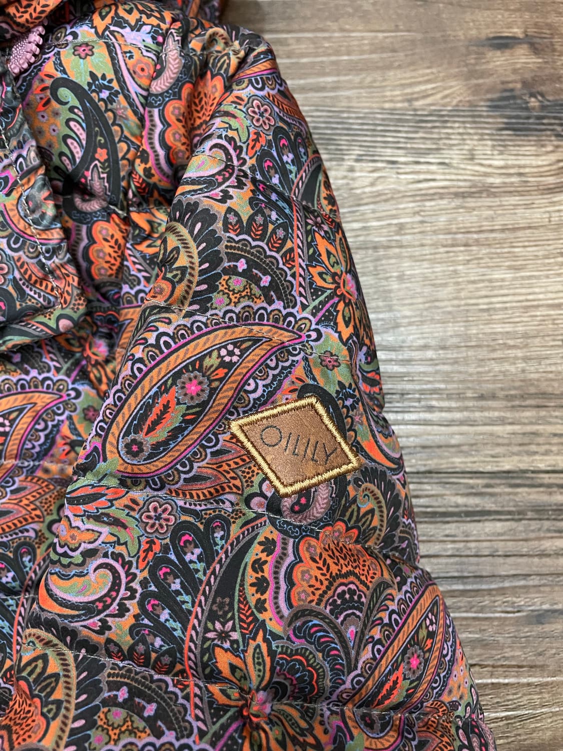 오일릴리 페이즐리 오리털 패딩 자켓 상품이미지8