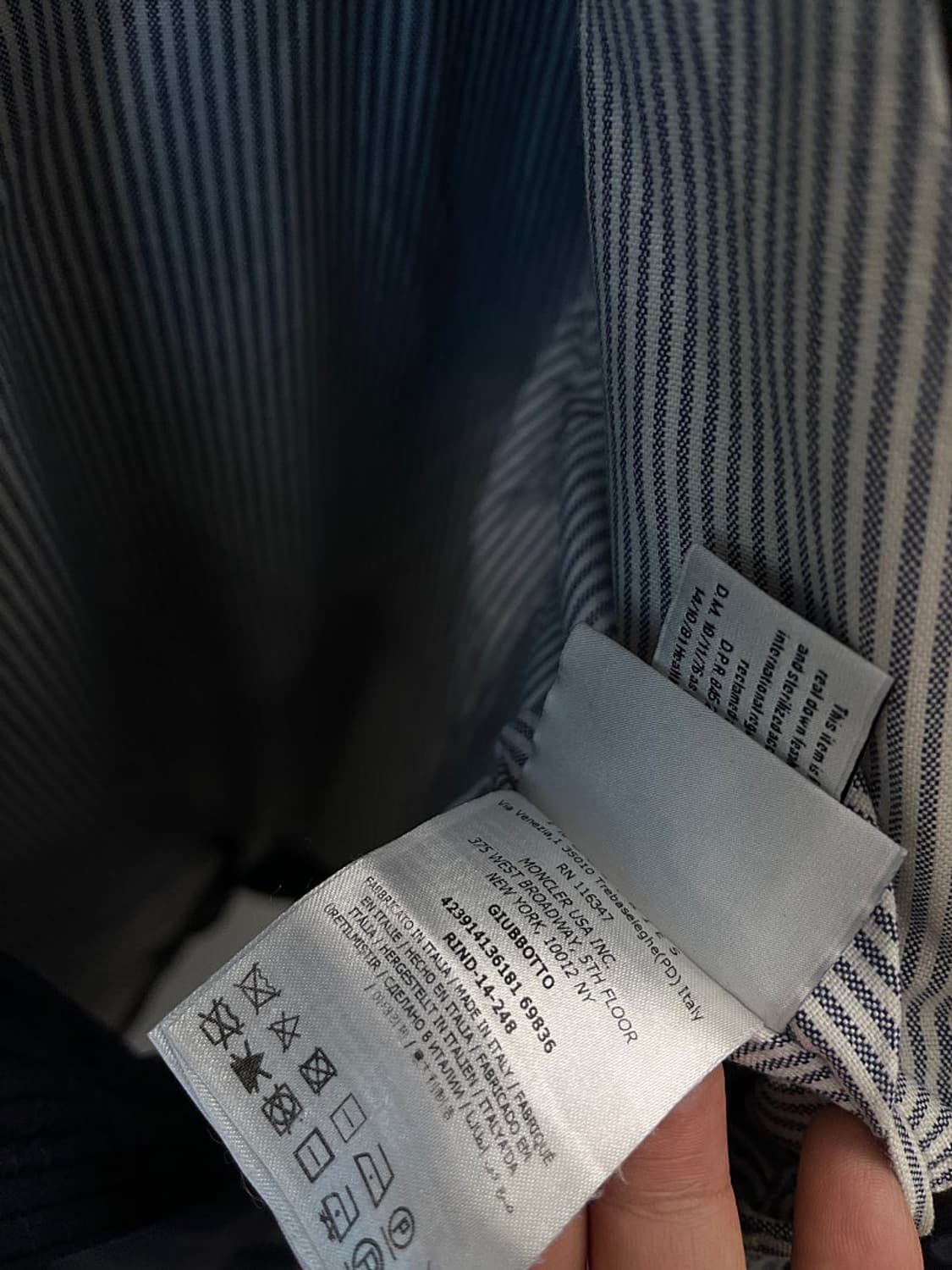 105) 몽클레어 감마블루 퀼팅다운패딩  상품이미지10