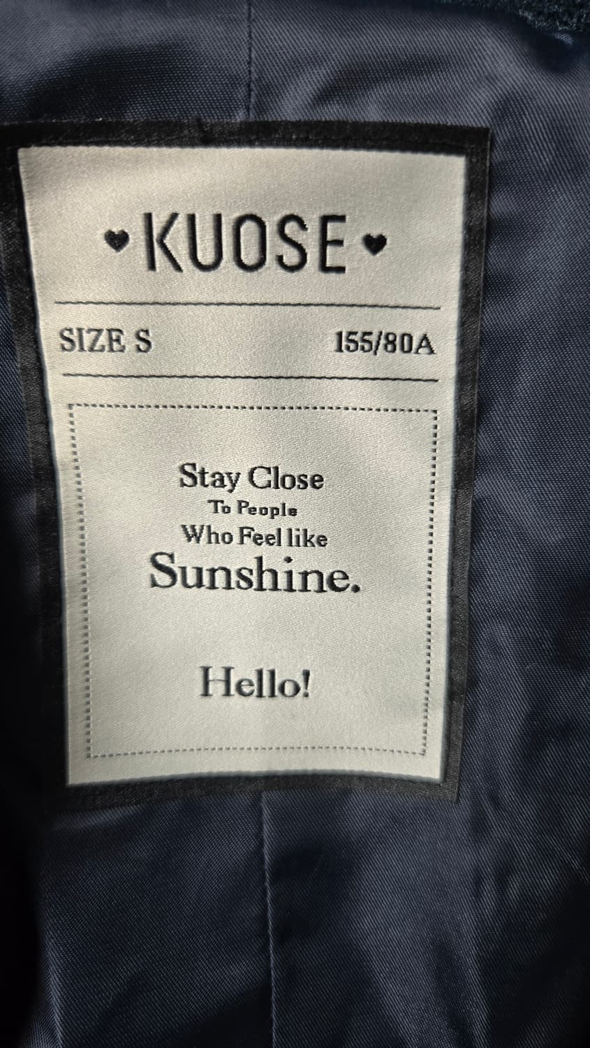 KUOSE 쿠오세 버클 코트 상품이미지8