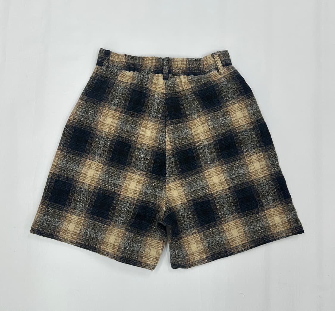 💫슈슈룬 쇼콜라 베이지 체크 숏팬츠  💫 깅엄체크 반바지 상품이미지4