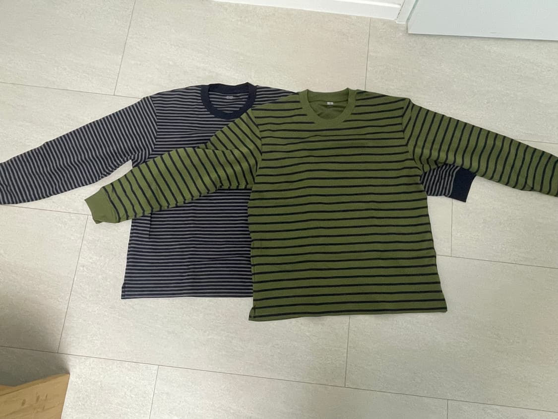 유니클로 AIRism코튼스트라이프T 상품이미지2