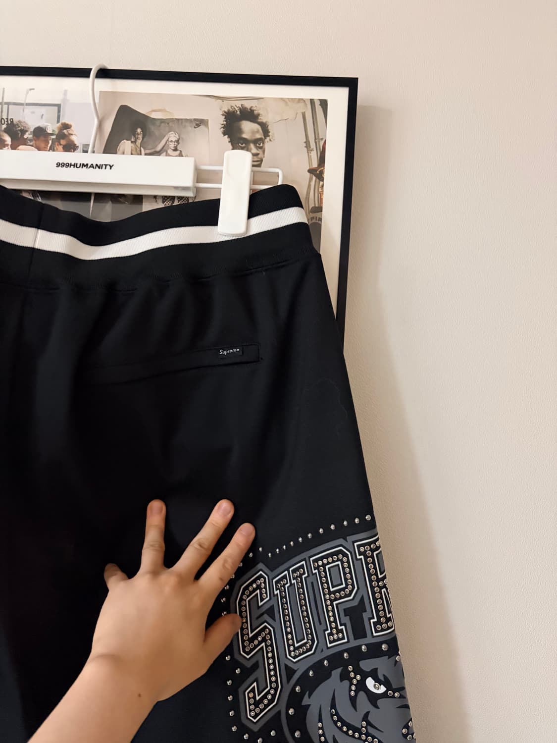 25SS[S] 슈프림 스터드 베스킷볼 쇼츠 블랙 상품이미지4