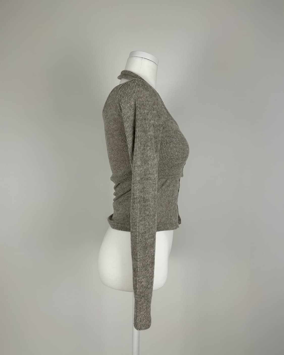 오트 그레이 레이어드 긴팔티 상품이미지5