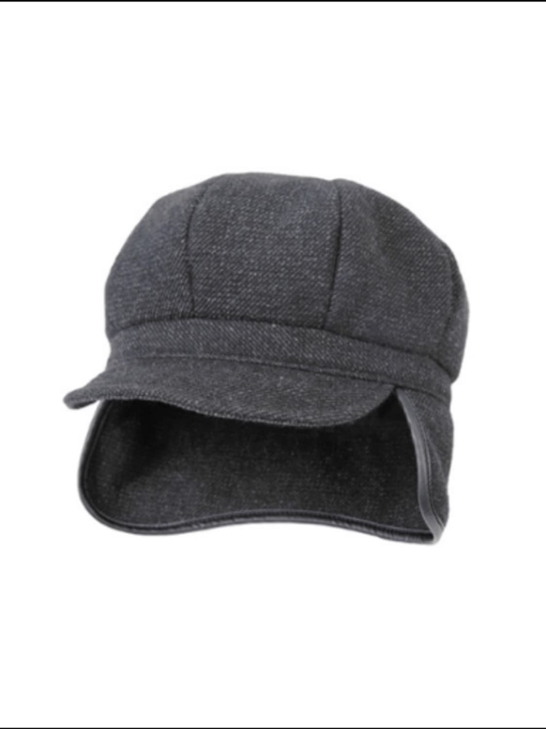 미연착용)세릭 이어플랩 뉴스보이캡 차콜 상품이미지2