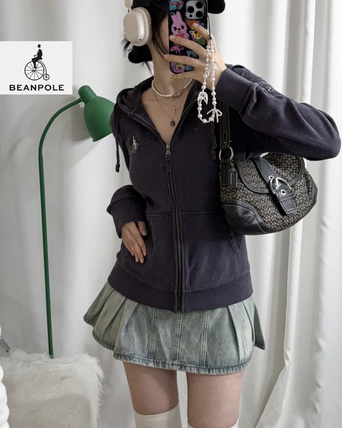 빈폴 보라 후드 집업 상품이미지1