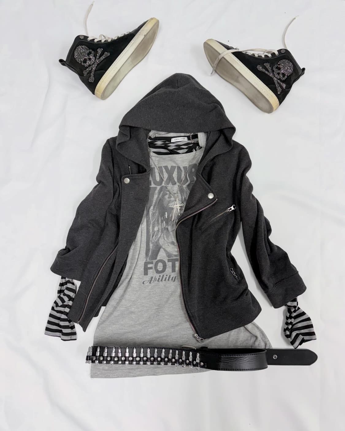 00s 데일리펑크 세트 🏴‍☠️🖤  상품이미지1