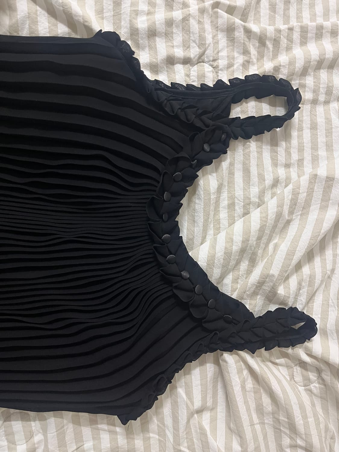 Flower accordian pleats dress 상품이미지4