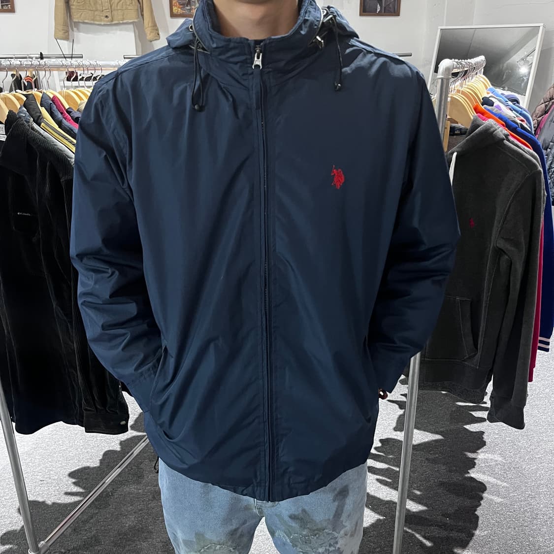 US POLO 바람막이 후드 자켓 상품이미지5