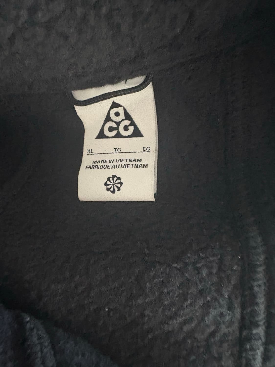 나이키 ACG 아크틱 울프 풀 집 탑 블랙 앤트러사이트 상품이미지3