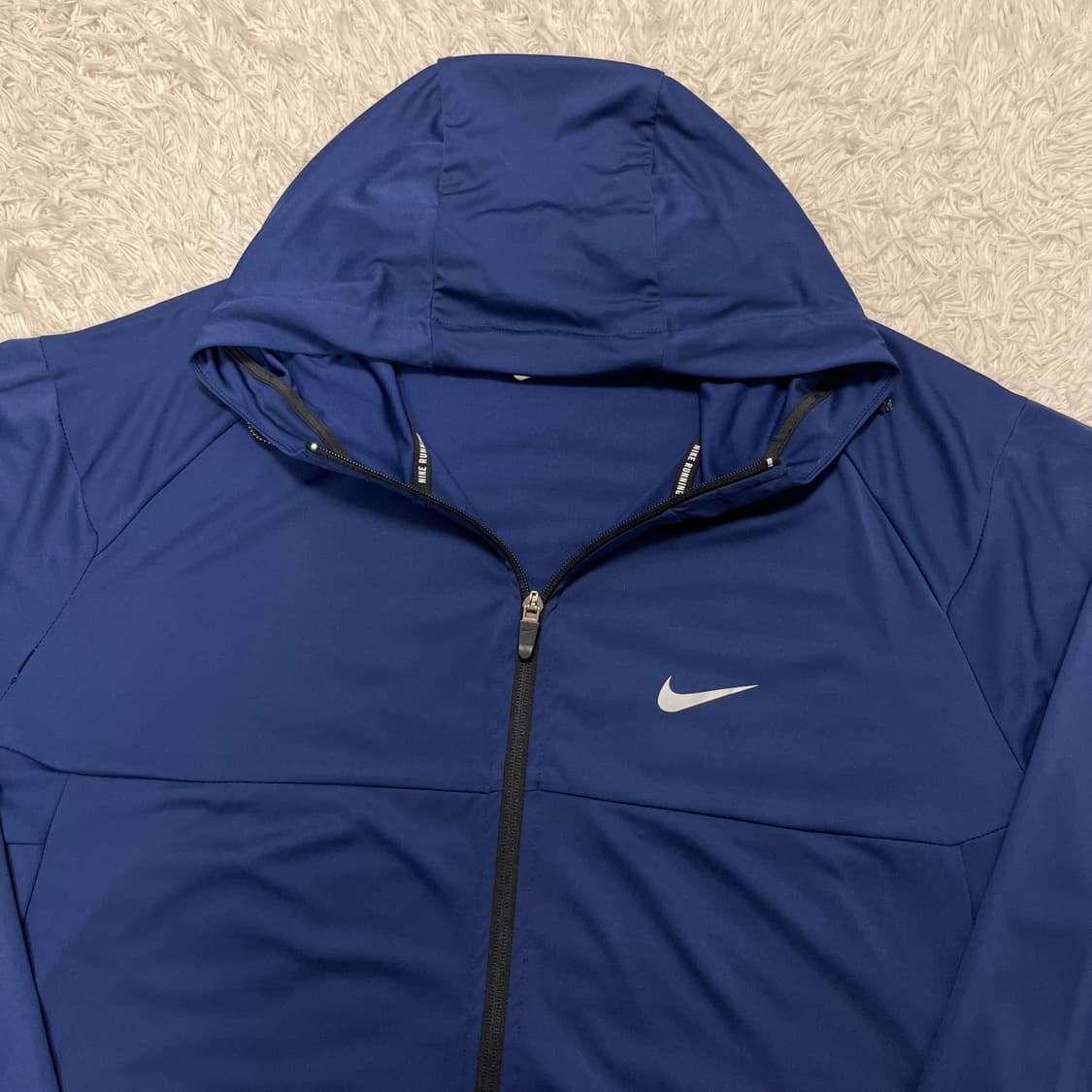 Nike navy running windbreaker 상품이미지5