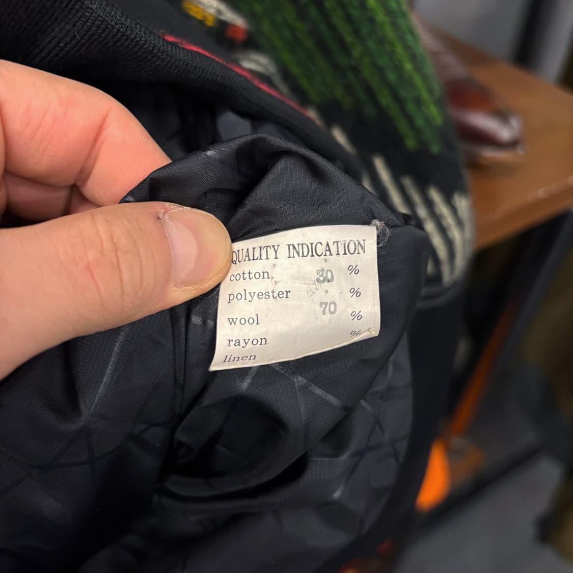 파비숑 에스닉 나바호 울패턴 패셔너블 스포츠 점퍼 N341 상품이미지9