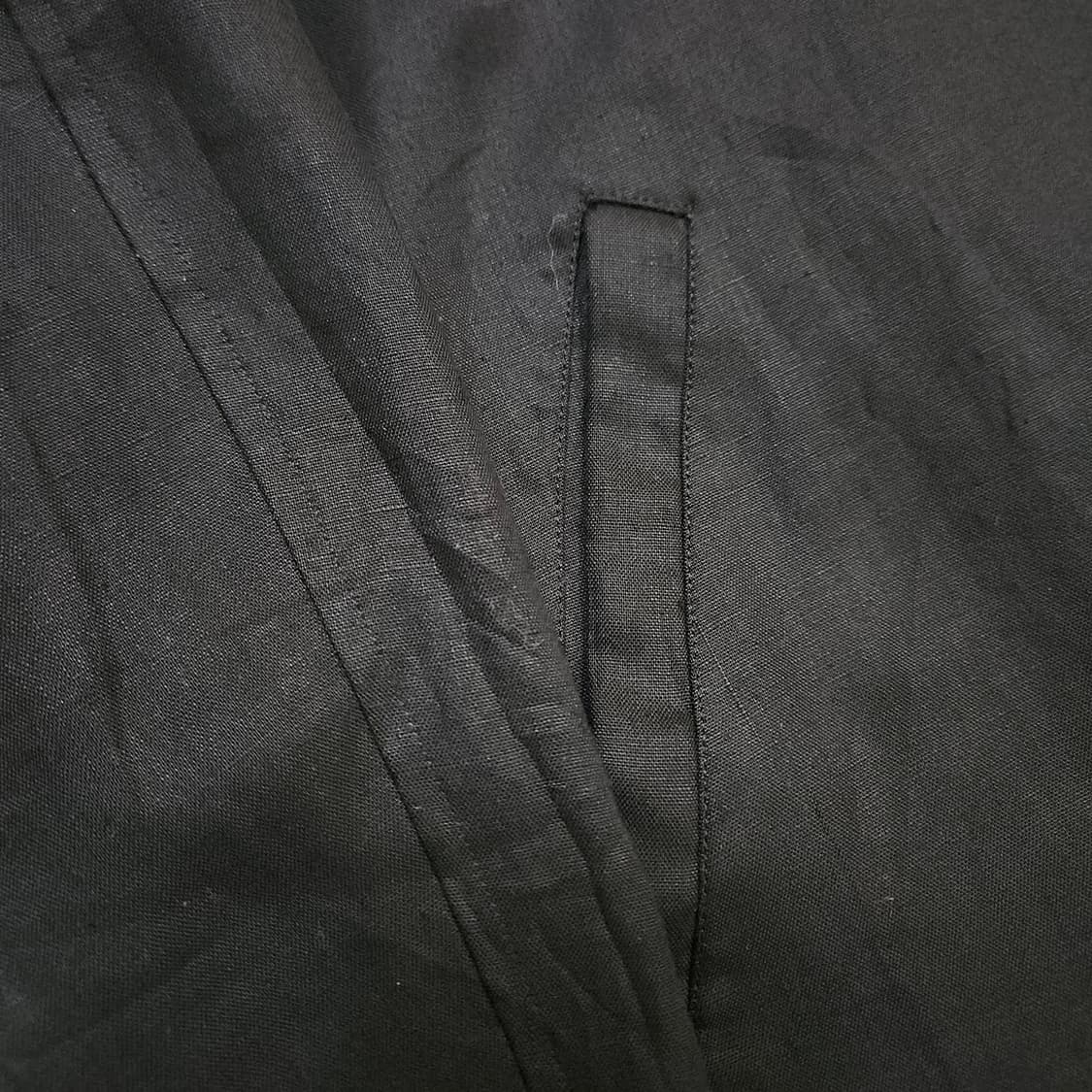 Y's for men SHIRTS 면 린넨 이중직 리버시블 집업 후드 상품이미지5