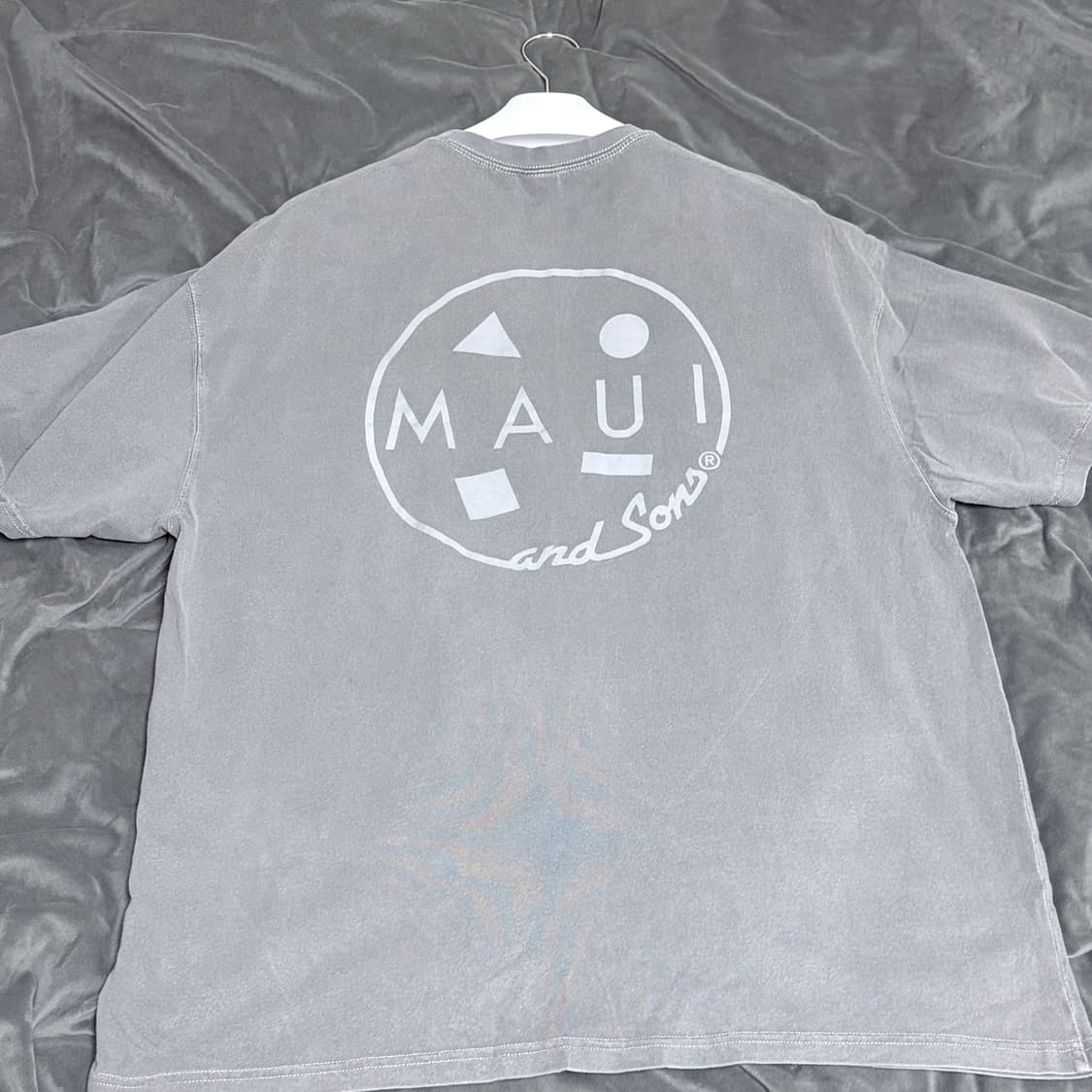 마우이앤선즈 그레이 반팔티셔츠 XL 상품이미지4