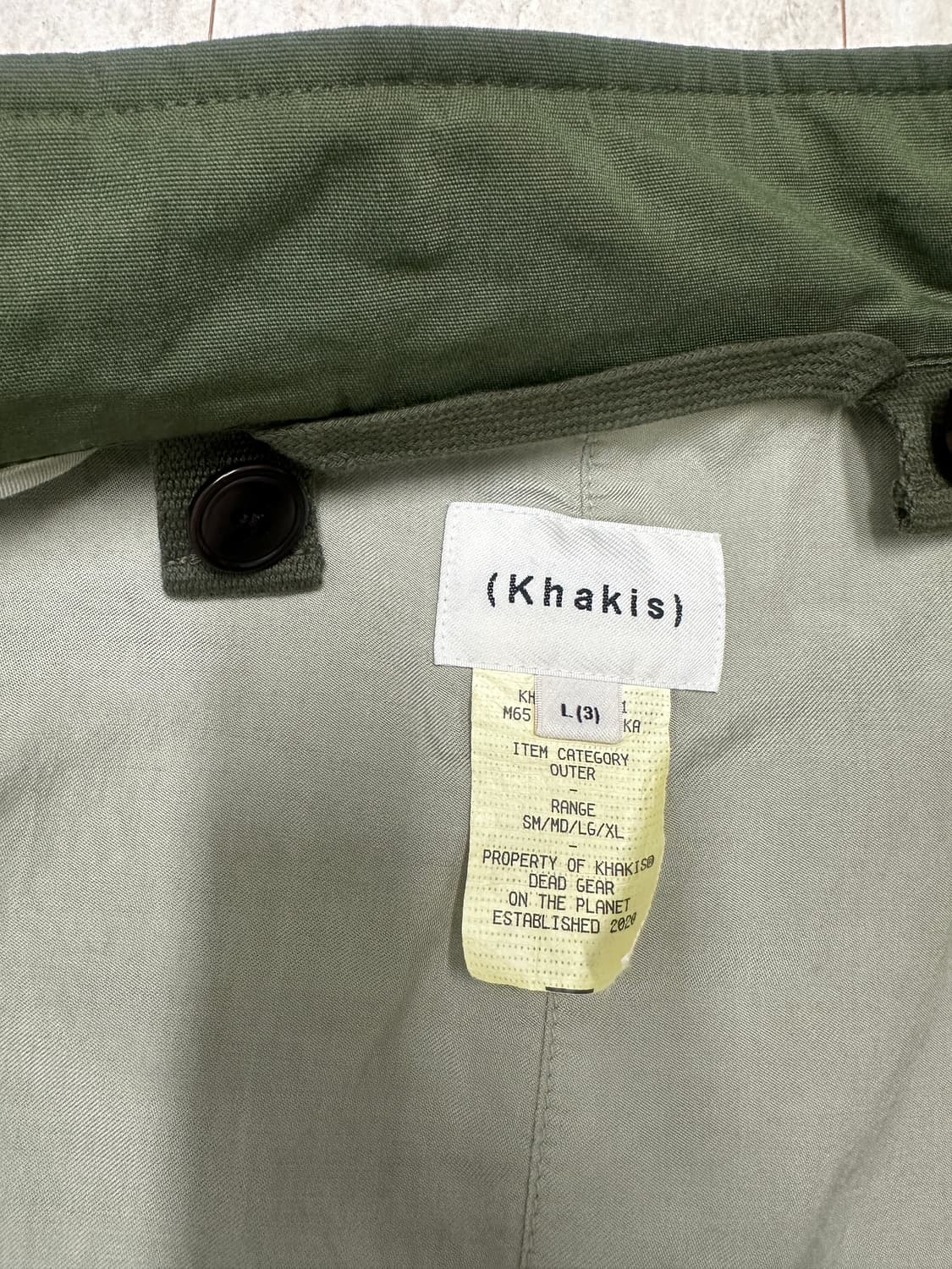 카키스 M65 필드파카 올리브 드랩 상품이미지5