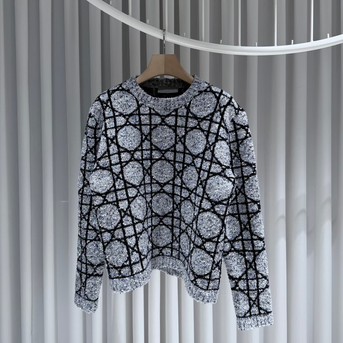 L / 디올 까나쥬 자카드 캐시미어 스웨터 상품이미지1