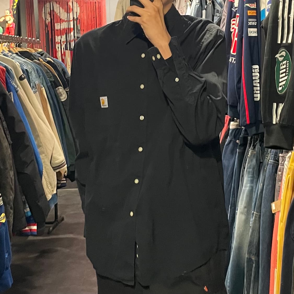 [IM] carhartt 칼하트 블랙 긴팔셔츠 상품이미지5