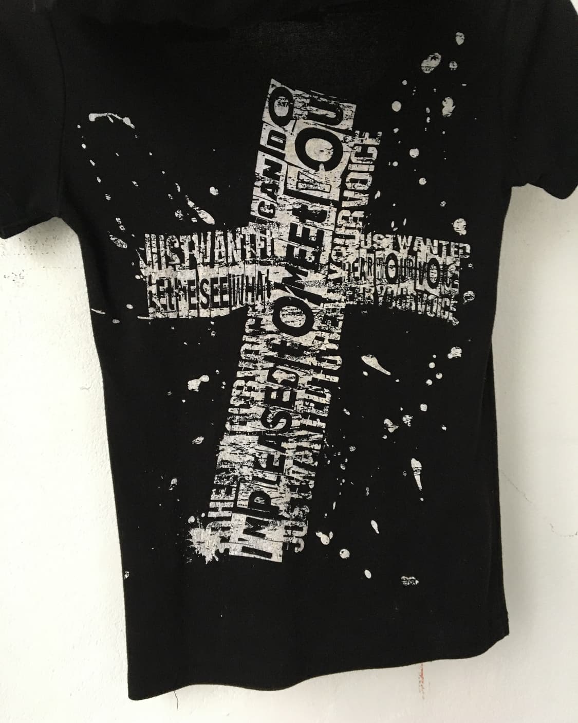 Lettering printing hood t shirt 상품이미지3
