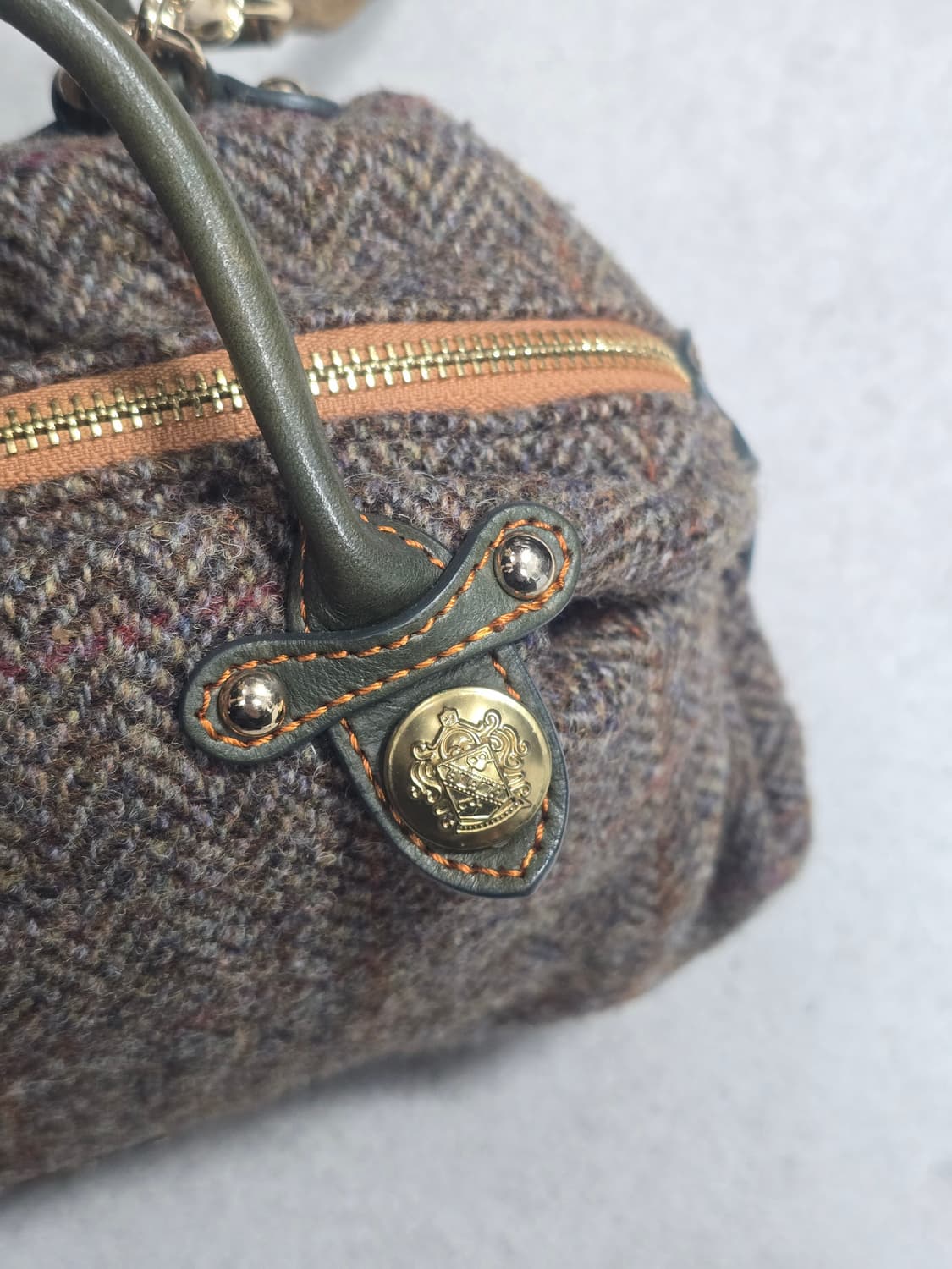 해리스 트위드 울 토트 크로스백 상품이미지2