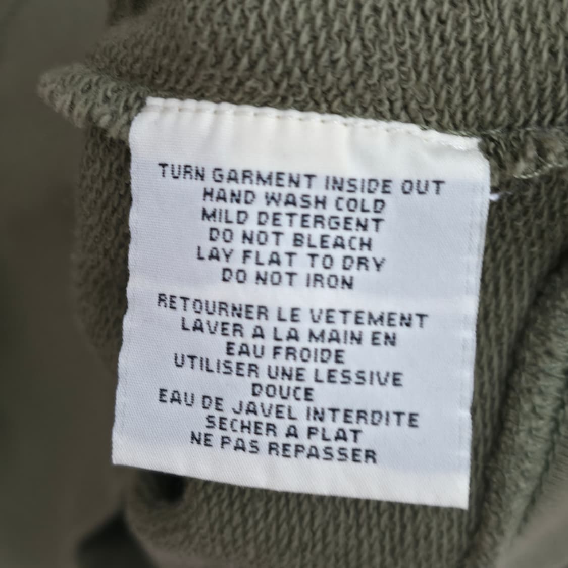 [L] 폴로 데님앤서플라이 성조기 후드티 카키 상품이미지6