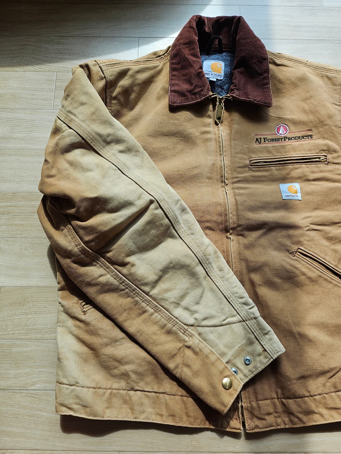 [M] 칼하트 디트로이트자켓 US j001 brn 상품이미지3