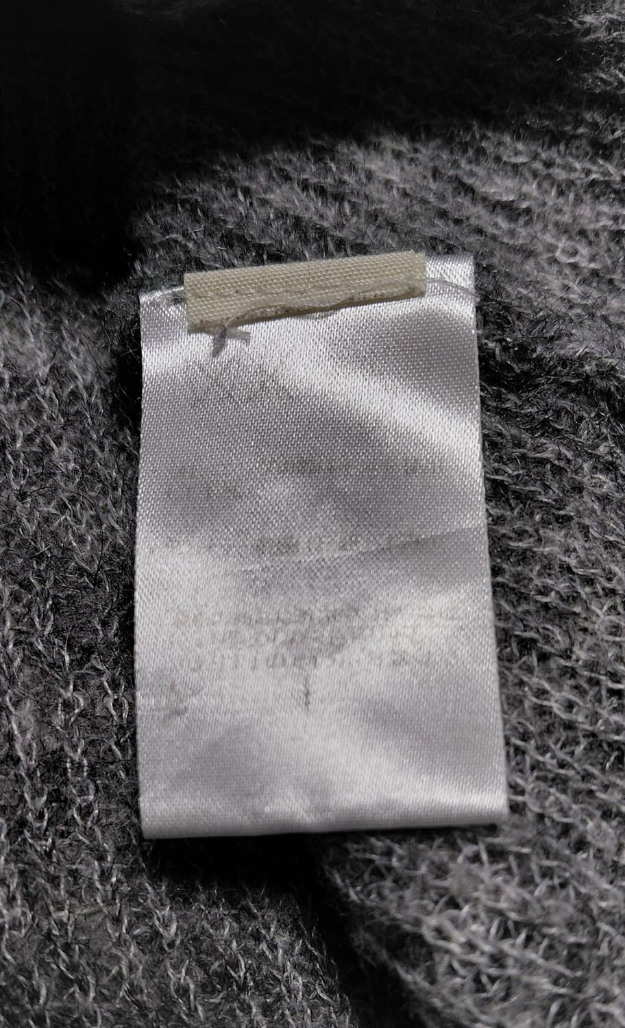 [정품] DEMYLEE 차콜그레이 모헤어 혼방 루즈핏 니트 (XS) 상품이미지4