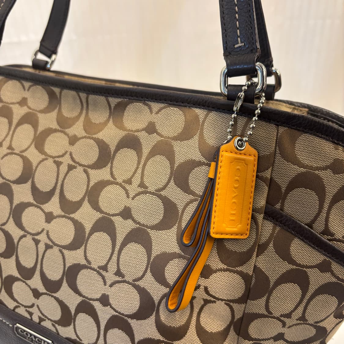 정품 코치 패브릭 숄더백     상품이미지5