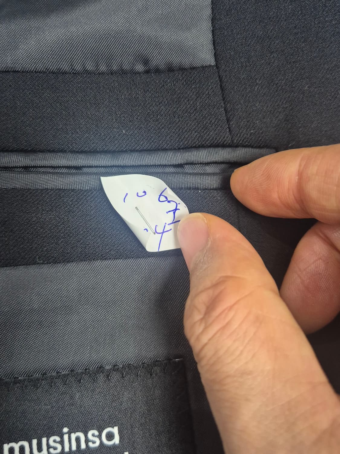 무신사 울 블레이져 L (새상품) 상품이미지8