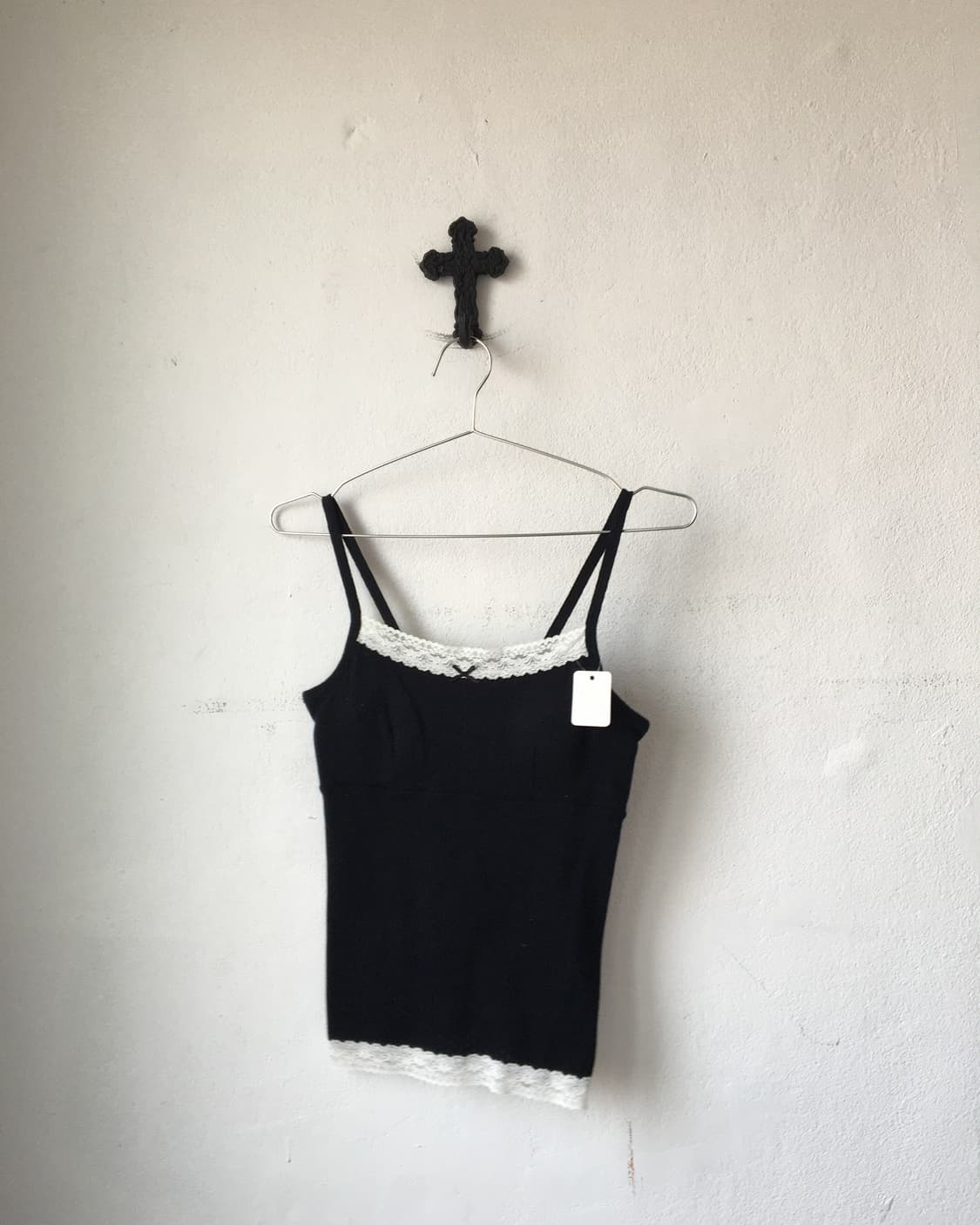 lace trimming sleeveless 상품이미지2